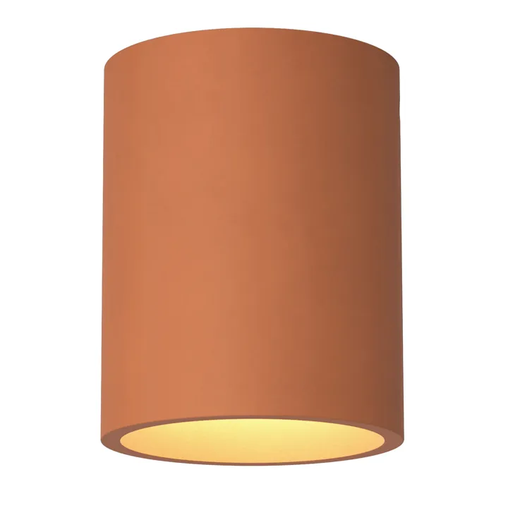 Astro Kos Round Spot Terracotta Concrete – spot — produktfoto