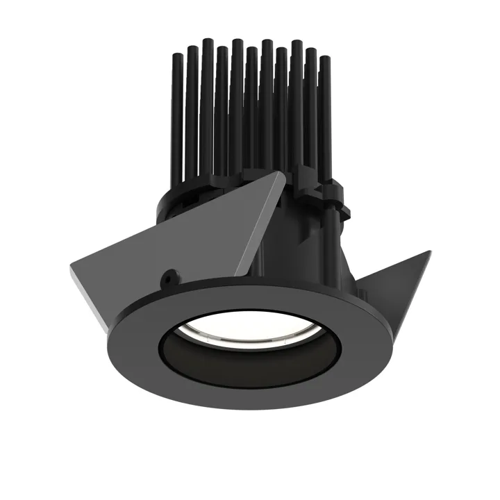 Louis Poulsen LP 45 Recessed Ø9 2700K & Dali Sort – loftlampe — produktfoto