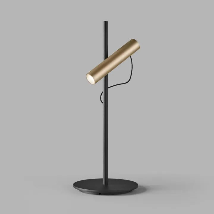 LIGHT-POINT Spirit T1 LED Sort/Messing – bordlampe — produktfoto