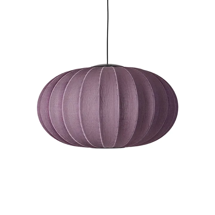 Made By Hand Knit-Wit Oval Ø76 Burgundy LED – pendel — produktfoto