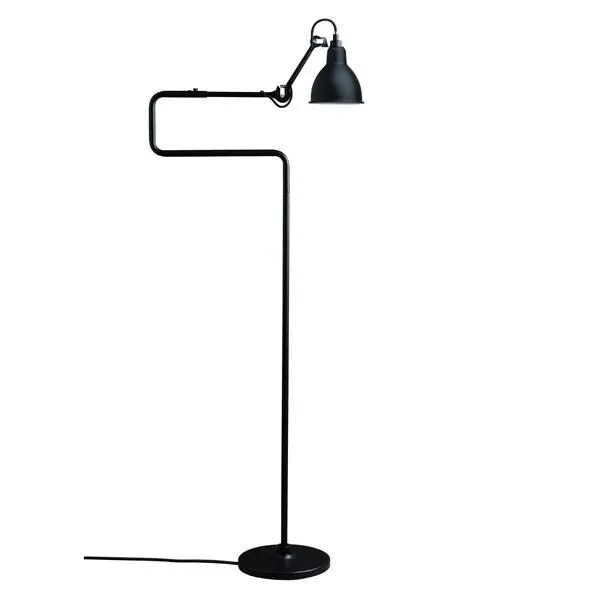 La Lampe Gras N411 Mat Sort – gulvlampe — produktfoto