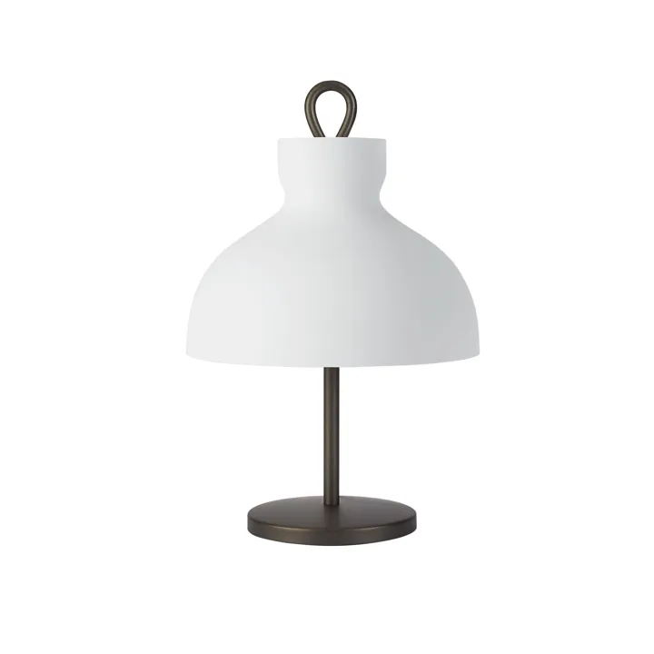 TATO Arenzano Lav Hvid & Bronze – bordlampe — produktfoto
