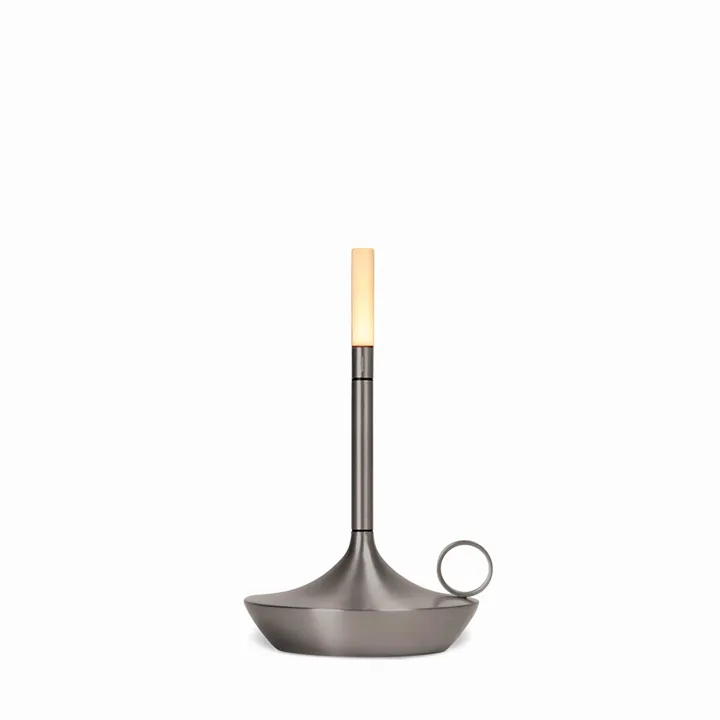 Graypants Wick S Transportable Lampe Graphite – bordlampe — produktfoto