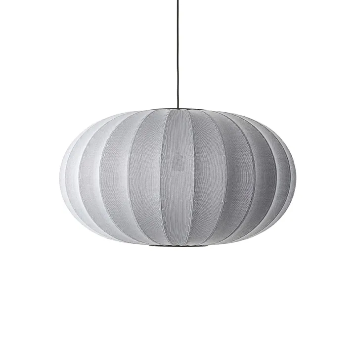 Made By Hand Knit-Wit Oval Ø76 Sølv – pendel — produktfoto