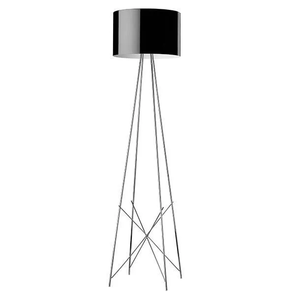 Flos Ray F2 Sort – gulvlampe — produktfoto
