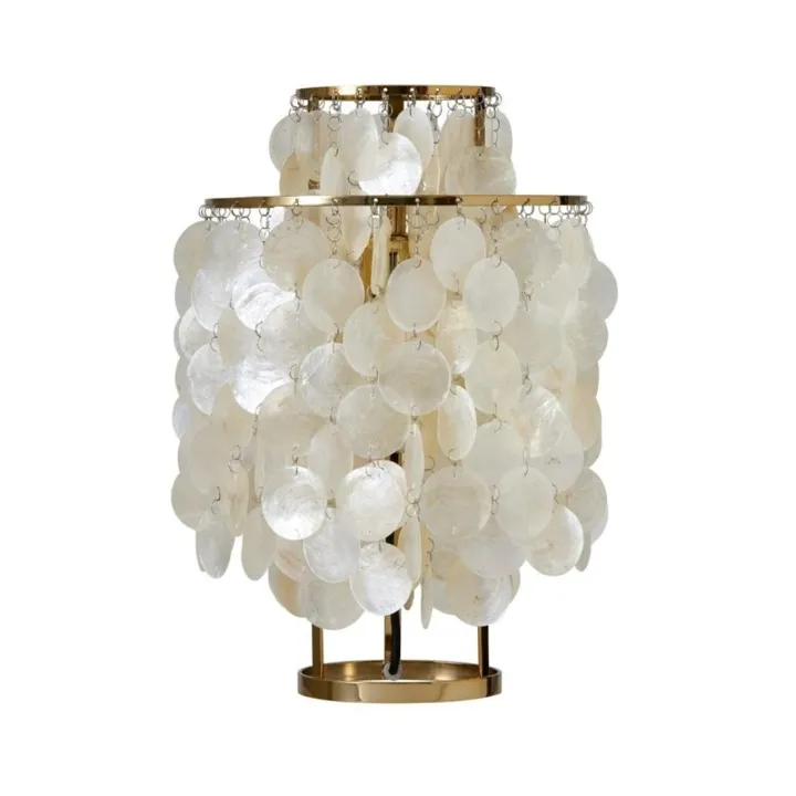 Verpan Fun 2TM Perlemor / Messing – bordlampe — produktfoto