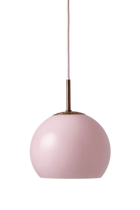 Frandsen Lighting Ball Glass Ø18, opal rosa – pendel — produktfoto