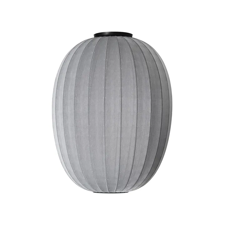 Made By Hand Knit-Wit High/Oval Ø65 Sølv – loftlampe — produktfoto