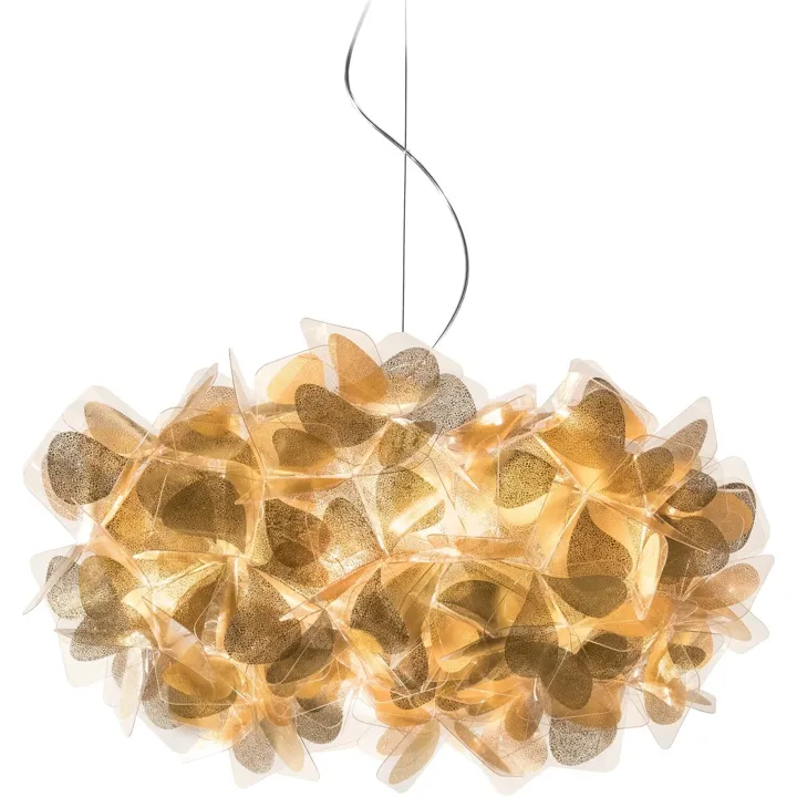 Slamp Clizia Mama Non Mama Lille Guld/Transparent WIre – pendel — produktfoto