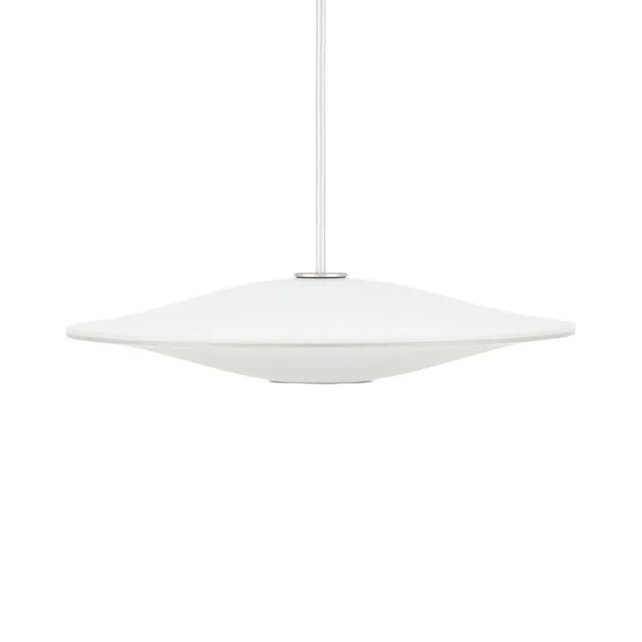 Piet Hein Sinus 330P Opal med Hvid Tekstil Ledning – pendel — produktfoto