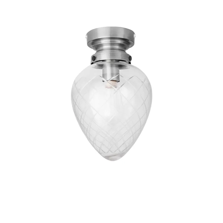 Globen Lighting Juni Antikstål/Klar – loftlampe — produktfoto