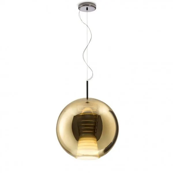 Fabbian Beluga Royal D57 Stor Guld – pendel — produktfoto
