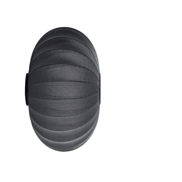 Made By Hand Knit-Wit Oval Ø76 cm Sort – væglampe — produktfoto