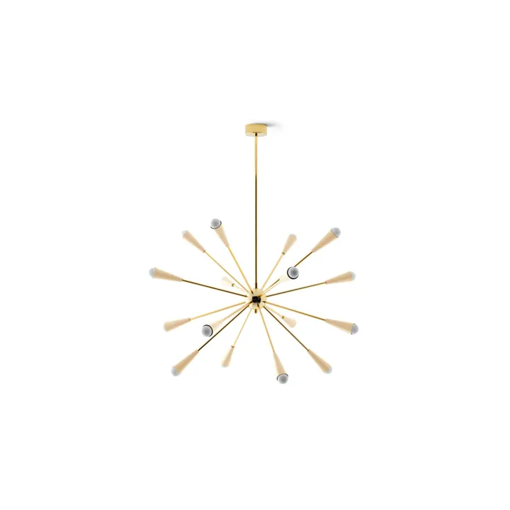 Stilnovo Sputnik 16 Guld/Ivory – pendel — produktfoto