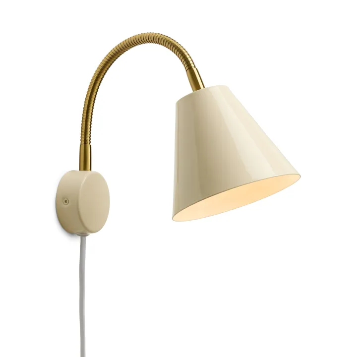 Halo Design Hygge Ø12 Cream – væglampe — produktfoto
