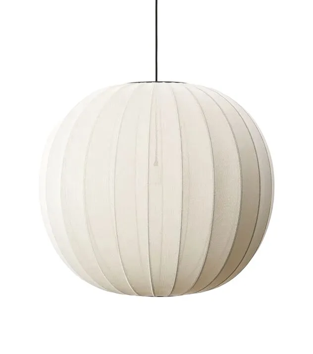 Made By Hand Knit-Wit Round Ø60 Pearl White – pendel — produktfoto
