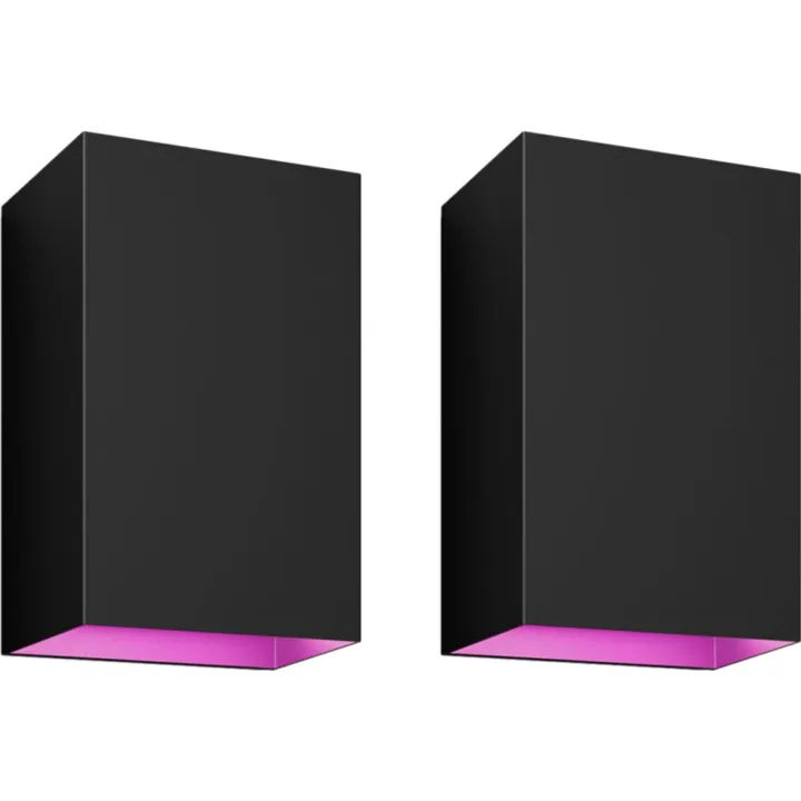 Philips Hue Resonate udendørs , sort, 2 stk – udendørs væglampe — produktfoto