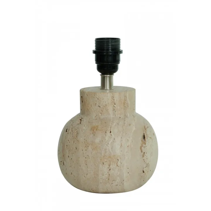 Watt & Veke Pella Base Travertin – bordlampe — produktfoto