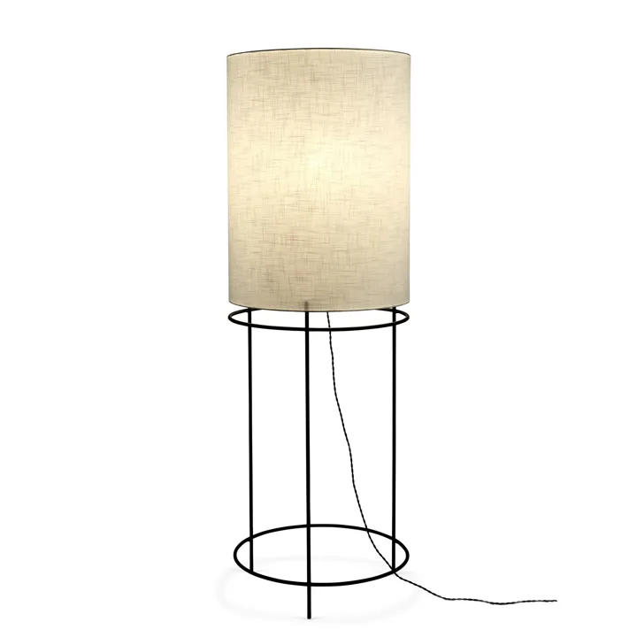 Serax Cylinder 03 Sort/Hvid – gulvlampe — produktfoto