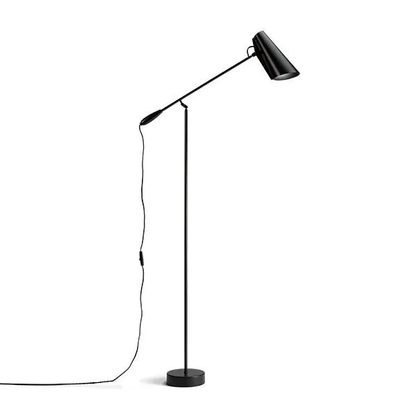 Northern Birdy Sort/Sort – gulvlampe — produktfoto