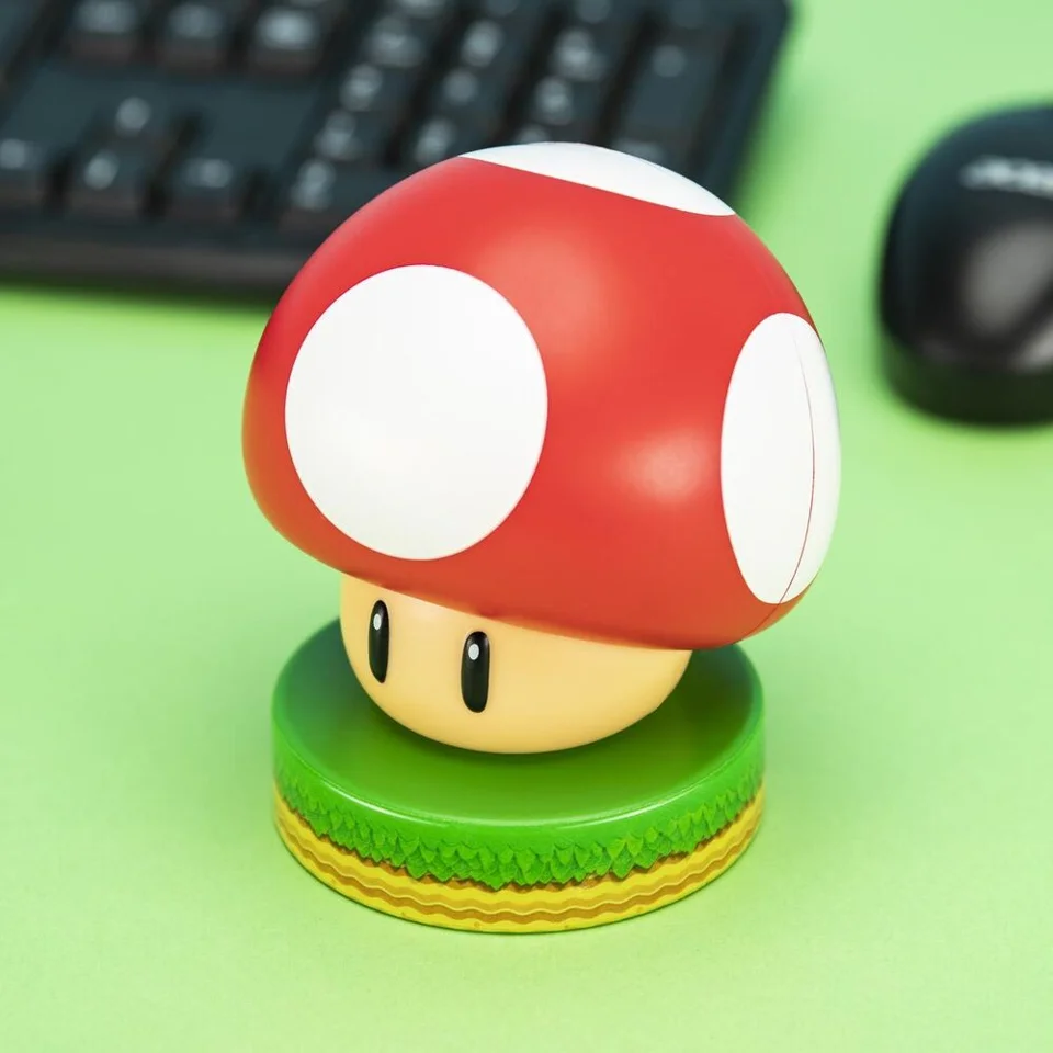 Paladone Lampe Icons - Super Mushroom 12 cm – dekorationslys — produktfoto