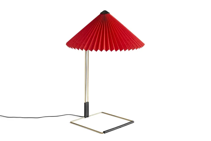 HAY Matin Mellem Rød – bordlampe — produktfoto