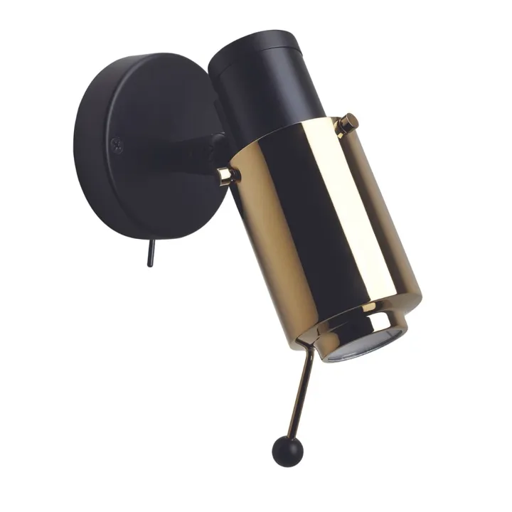DCW Editions Biny Spot LED Mat Sort/Guld m/afbryder – spot — produktfoto