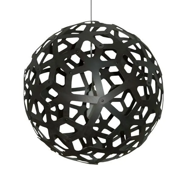 David Trubridge Coral Ø80 Sort – pendel — produktfoto