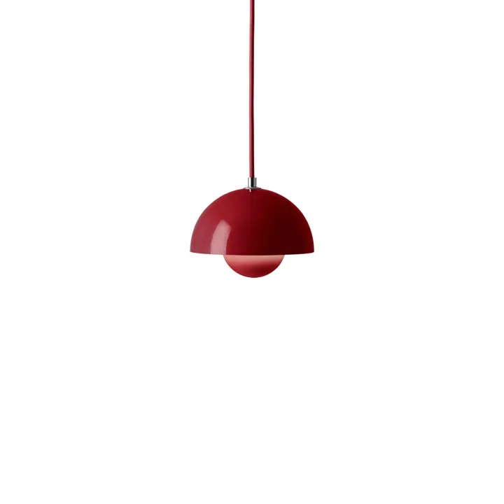 &Tradition Flowerpot VP10 Vermilion Red – pendel — produktfoto