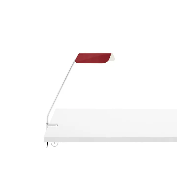 HAY Apex Med Klemme Maroon Red – bordlampe — produktfoto