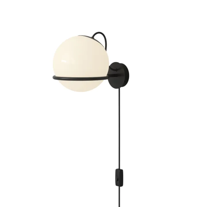 Astep Model 238/1 Sort m. Switch – væglampe — produktfoto