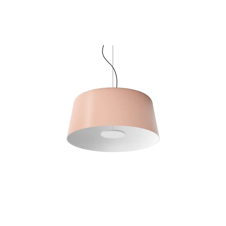 Linea Light collection Delfi_P Ø65 Beige Rød – pendel — produktfoto