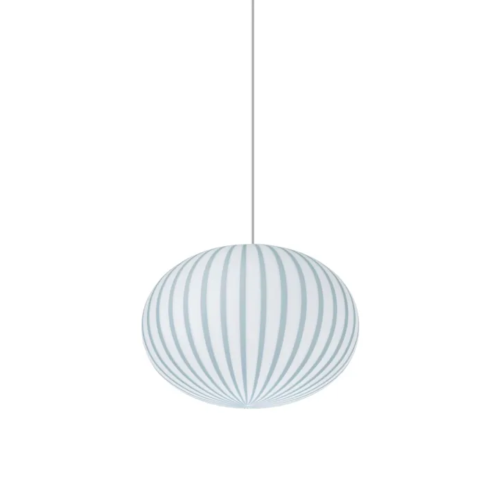 Established & Sons FILIGRANA LIGHT S3 Ellipse Ø37 Blue Canes – pendel — produktfoto