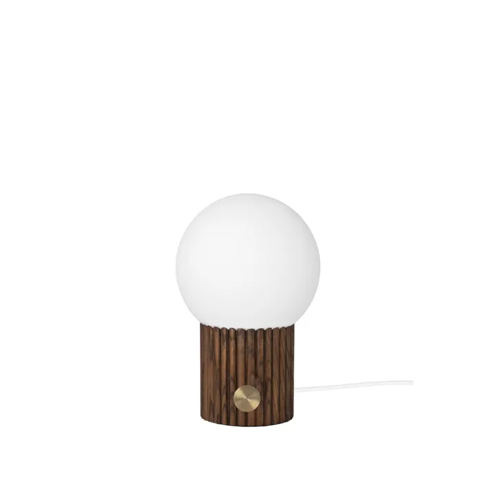 Globen Lighting Hubble 15 Valnød – bordlampe — produktfoto
