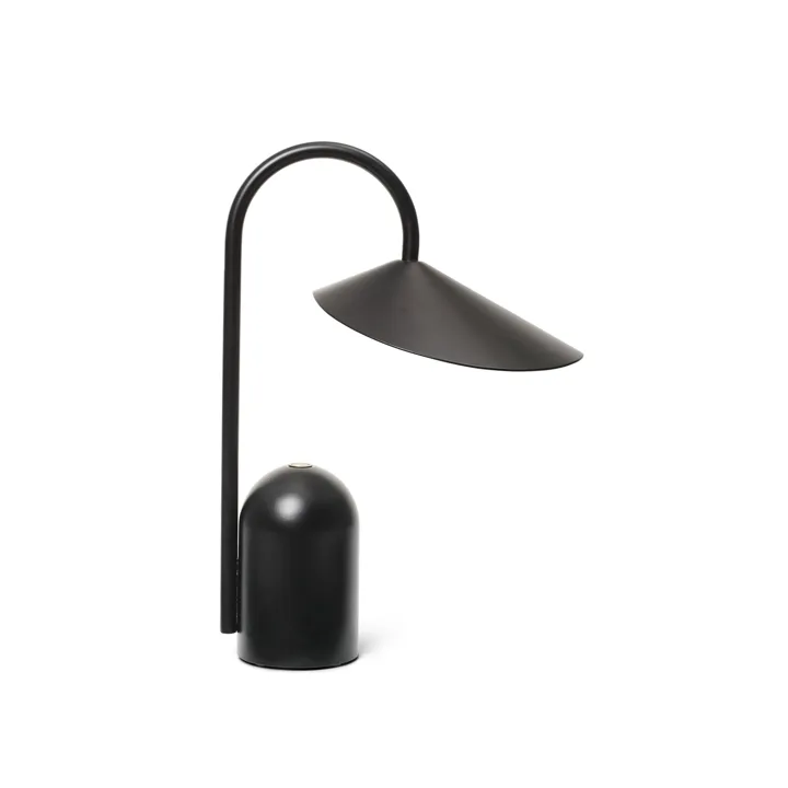 Ferm Living Arum Sort – transportabel bordlampe — produktfoto
