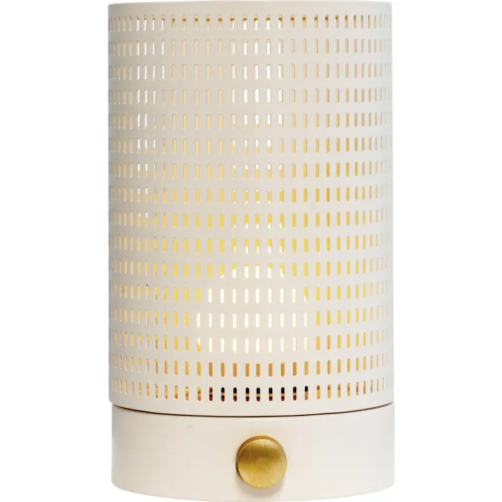 Dyberg Larsen Mesh genopladelig , hvid – bordlampe — produktfoto