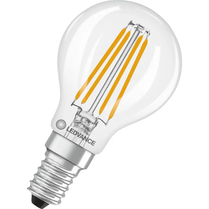 Ledvance E14 kronepære, 2700K, 3,8W – pære — produktfoto