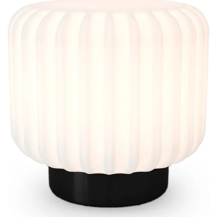 Atelier Pierre Dentelles genopladelig , H29 cm, sort – gulvlampe — produktfoto