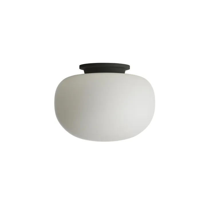 Frandsen Supernate Ø28 Opal Hvid/Sort – loftlampe — produktfoto