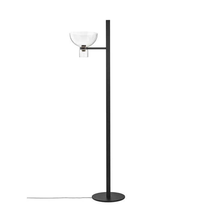 Flos Nocturne F1 Bowl Sort – gulvlampe — produktfoto