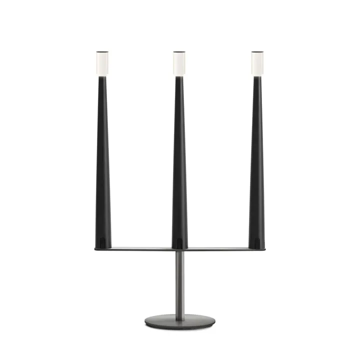 Nemo Sorrento Stor Sort/Grå – bordlampe — produktfoto