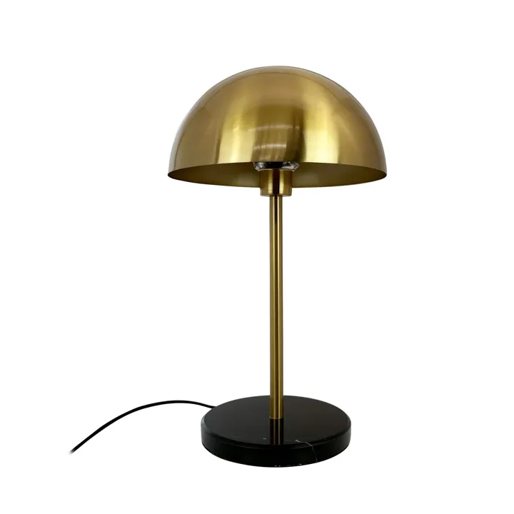 Dyberg Larsen French Collection Nancy Messing/Sort/Marmor – bordlampe — produktfoto