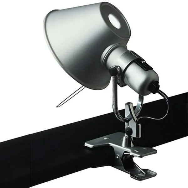 Artemide Tolomeo Pinza Med Klemme Aluminium – væglampe — produktfoto