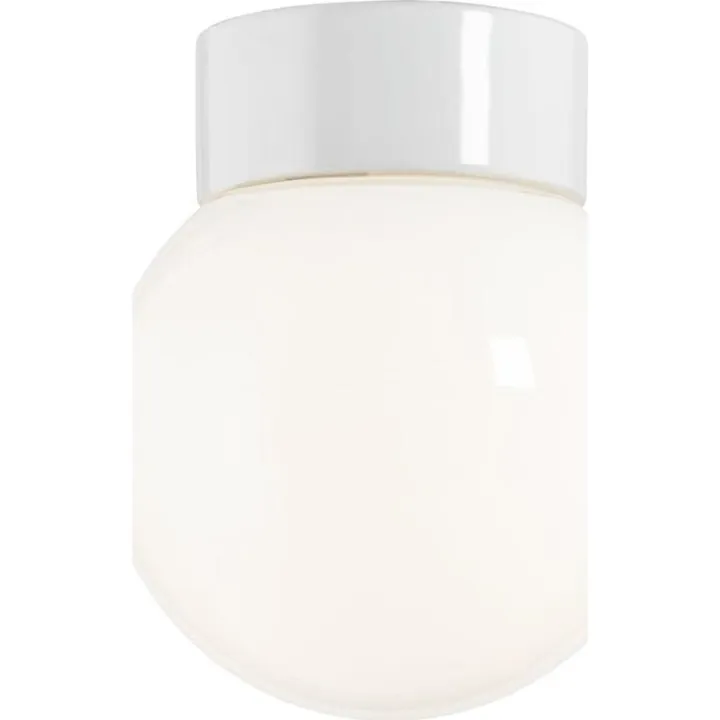 Ifö Electric Classic Globe , Ø15 cm, hvid/opal – loftlampe — produktfoto
