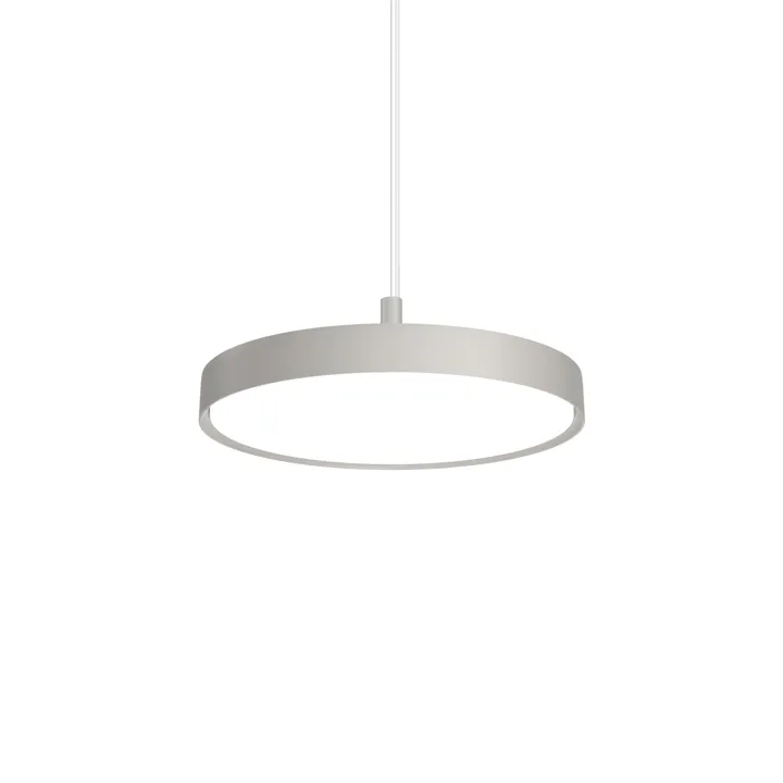 Louis Poulsen LP Slim Ø44 3000K & Dali Mørk Rå Aluminium – pendel — produktfoto