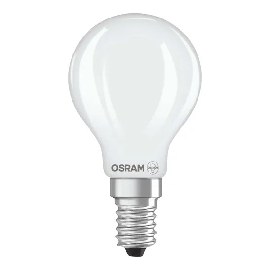 Osram LED-pære 1,8W E14 827, mat – pære — produktfoto