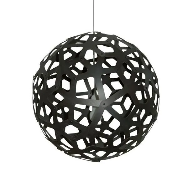 David Trubridge Coral Ø40 Sort – pendel — produktfoto