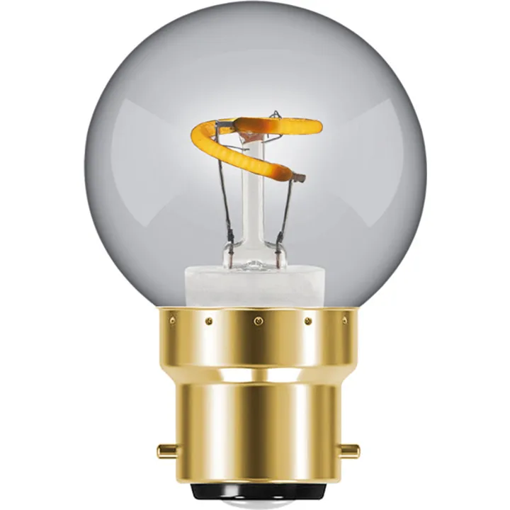 E3Light Vintage B22 kronepære, 2200K, 1,2W – pære — produktfoto