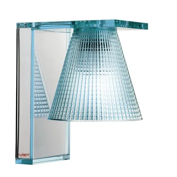 Kartell Light-Air Sculpted Lyseblå – væglampe — produktfoto