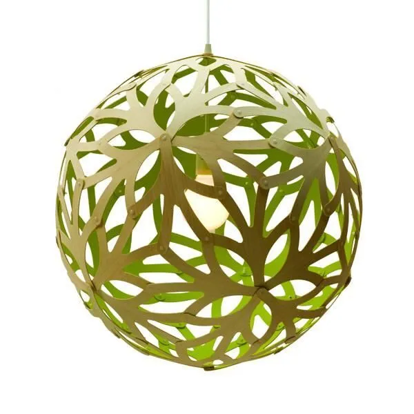 David Trubridge Floral Ø80 Lime – pendel — produktfoto